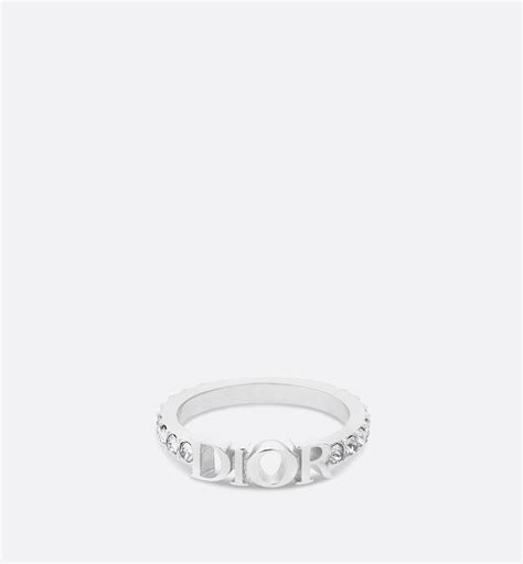 dior ring silver logo|Dior wedding band.